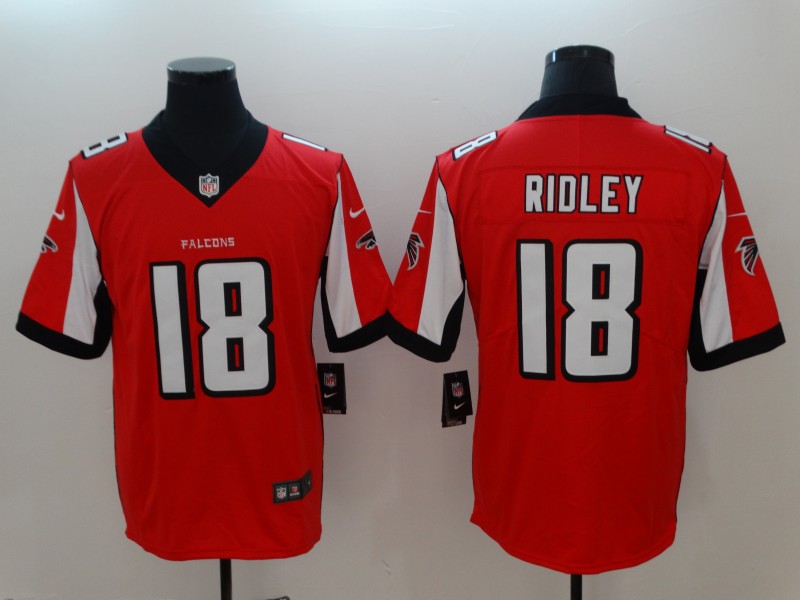 Men's Atlanta Falcons Calvin Ridley #18 Red Jersey